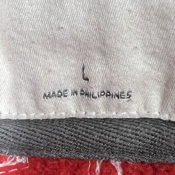 Abercrombie & Fitch NY Hoodie Sweatshirt Women Large Red Pullover Activewear Top - Picture 8 of 15